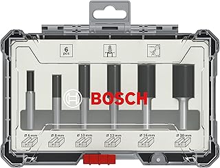 Jeu de 6 fraises à rainurer bosch professional (pour le bois, accessoires de toupie avec tige de 8 mm). DIAYTAR COTE D'IVOIRE est plus qu'une simple boutique en ligne, c'est un partenaire de confiance pour les consommateurs ivoiriens. Elle propose des produits de qualité à des prix compétitifs, et son service client est toujours à l'écoute pour résoudre les problèmes éventuels. C'est une destination incontournable pour tous ceux qui cherchent à faire des achats pratiques et sécurisés.