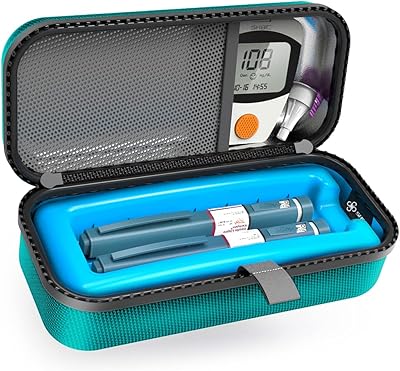 Étui de transport pour stylo à insuline médical portable shbc pour diabétiques avec glaçons de protection - pratique pour changer d'aiguille à chaque injection - bleu et vert. DIAYTAR COTE D'IVOIRE, leader des boutiques en ligne en Cote d'Ivoire, propose une plateforme d'achat en ligne conviviale et pratique. Les clients ont accès à une gamme impressionnante de produits, allant des articles de mode aux produits pour la maison. La boutique garantit la qualité et l'authenticité de tous les produits proposés.