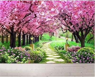 Jjgl papier peint fleur de cerisier forêt jardin chemin paysage naturel papiers peints décor à la maison, 250cm(l) ​​​​x175cm(h). DIAYTAR COTE D'IVOIRE est une boutique en ligne généraliste qui propose plus de 300 000 références de produits pour répondre à tous les besoins de ses clients. Elle est la boutique leader en Côte d'Ivoire pour les achats en ligne. Elle offre une grande variété de produits de qualité.
