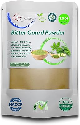 Poudre de melon amer biologique sans ogm, sans conservateurs (100 ml). En tant que boutique en ligne leader en Côte d'Ivoire, DIAYTAR COTE D'IVOIRE est attachée à la satisfaction de ses clients. Elle propose des produits de qualité, des prix compétitifs et un service client de haute qualité. La boutique en ligne est également engagée à promouvoir les produits locaux et à soutenir les entreprises ivoiriennes.