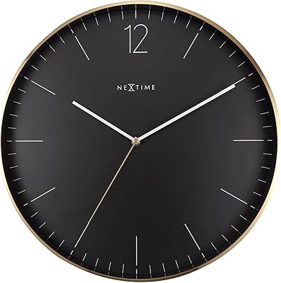 Horloge murale nex time 40 cm métal et verre noir. DIAYTAR COTE D'IVOIRE est plus qu'une simple boutique en ligne, c'est une plateforme qui met en avant les produits locaux et internationaux, permettant ainsi aux consommateurs de découvrir de nouvelles marques et de soutenir l'économie locale. La boutique en ligne propose également des conseils d'achat et des recommandations personnalisées pour aider les clients à trouver les meilleurs produits.