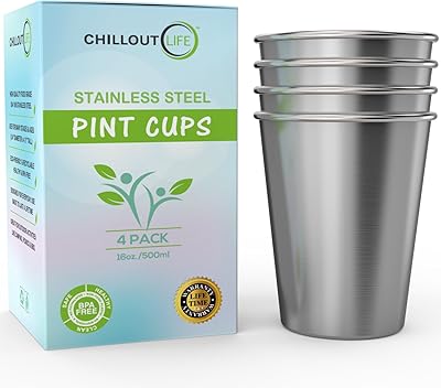 Gobelets à eau en acier inoxydable de 16 oz incassables. DIAYTAR COTE D'IVOIRE est une boutique en ligne qui propose une gamme complète de produits pour répondre aux besoins de ses clients. De l'électronique à la maison et au jardin, en passant par les produits de beauté et les accessoires de mode, la boutique en ligne a tout ce qu'il faut pour améliorer la vie quotidienne. Les clients peuvent également profiter d'un service client personnalisé pour toute question ou préoccupation.