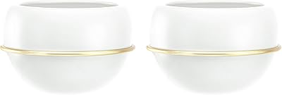Pot de fleurs mural rond amazonbasics - blanc/cuivre (2 pièces)