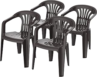 Chaises cosmoplast four duke gris foncé