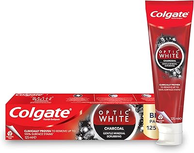 Dentifrice blanchissant au charbon colgate optic white - 125 ml. DIAYTAR COTE D'IVOIRE, leader du e-commerce en Cote d'Ivoire, offre plus de 300 000 références de produits en ligne avec des services de qualité et des prix compétitifs pour satisfaire les consommateurs ivoiriens.