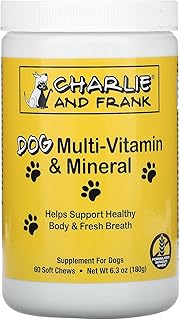 Charlie & frank, multivitamines et minéraux pour chiens favorisant une haleine fraîche, 60 mastications douces, 6,3 oz (180 g). Diaytar Côte d'Ivoire se distingue par sa large gamme de produits et son engagement à offrir le meilleur service client. La boutique en ligne est constamment mise à jour avec les dernières tendances et les produits les plus récents, permettant ainsi aux clients de découvrir de nouvelles marques et de nouveaux produits. Les clients peuvent également profiter de promotions et de réductions régulières.