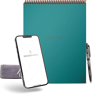 Couverture pliable rocketbook avec stylo pilot frixion et chiffon en microfibre. DIAYTAR COTE D'IVOIRE est engagée à offrir une expérience d'achat en ligne fluide et sécurisée, avec des options de paiement variées et des délais de livraison rapides. La boutique en ligne généraliste s'efforce de renforcer la confiance de ses clients grâce à des politiques de retour et de remboursement claires.