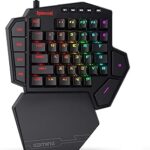 Clavier de jeu mécanique à une main redragon k585 ditty avec éclairage