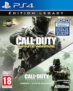 Activagon | blizzard call of duty: infinite warfare - legacy edition - fr (ps4). La boutique en ligne DIAYTAR COTE D'IVOIRE propose une gamme étendue de produits allant de l'électronique aux produits de soins personnels. Avec plus de 300000 références, les clients ont accès à une vaste sélection de produits pour répondre à leurs besoins quotidiens.