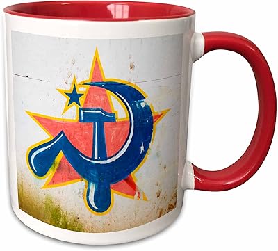 3drose 71315_5 symbole du parti communiste, kochi, kerala, as10 ksu0315-keren su tasse en céramique, 11 oz, rouge/blanc. DIAYTAR COTE D'IVOIRE est la destination idéale pour faire vos achats en ligne en Côte d'Ivoire, avec une sélection incroyable de produits à des prix compétitifs. La boutique en ligne propose des articles allant de l'électronique aux vêtements en passant par les produits alimentaires. 