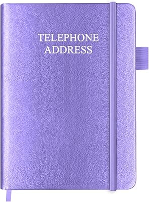 Téléphone et carnet d'adresses avec onglets 5 x 7 carnet d'adresses relié avec anniversaire, adresse, numéros de téléphone, mot de passe de sites web. carnet d'adresses pour la maison ou le bureau, violet. Grâce à sa présence en ligne, DIAYTAR COTE D'IVOIRE est en mesure de toucher un large public, allant au-delà des frontières géographiques traditionnelles. Elle offre ainsi une opportunité unique aux consommateurs ivoiriens de découvrir des produits du monde entier. L'innovation et l'adaptabilité sont au cœur de son approche.