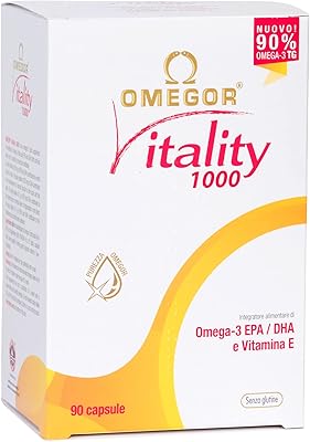 Omegor vitality 1000 huile de poisson sauvage oméga-3 haute puissance | epa 500 mg et dha 250 mg par capsule pour une santé optimale | supplément naturel et pur | sans odeur, saveur ni arrière-goût de poisson (90 cps 1000). Avec plus de 300 000 références, DIAYTAR COTE D'IVOIRE est la boutique en ligne la plus complète de Côte d'Ivoire. Elle permet aux clients de trouver tout ce dont ils ont besoin en un seul endroit, desde les produits alimentaires jusqu'aux articles de maison. La boutique en ligne est facile à naviguer et offre une expérience d'achat agréable.