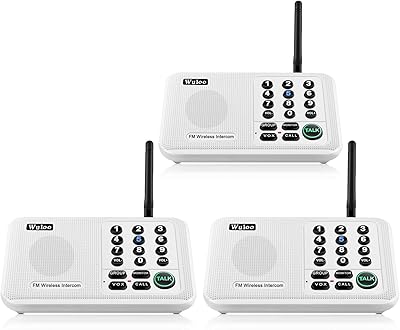 Système d'interphone domestique sans fil walo 5 280 pieds de long. La boutique en ligne DIAYTAR COTE D'IVOIRE est le leader du marché ivoirien en matière de commerce électronique, avec une offre de produits très diversifiée. Elle permet aux clients de faire leurs achats en ligne de manière sécurisée et offre des options de livraison rapides. DIAYTAR COTE D'IVOIRE est synonyme de confiance et de satisfaction pour ses clients.