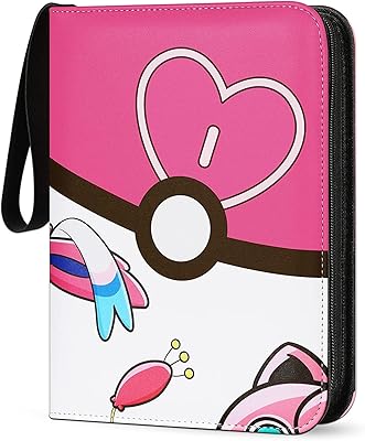 Porte-cartes pokémon 4 pochettes, 400 pochettes, jeu de cartes à collectionner avec étuis