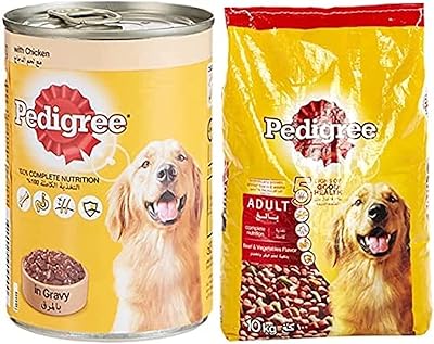 Nuggets de poulet pedigree en sauce, nourriture humide pour chiens en boîte, 24