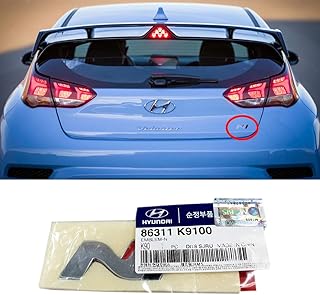Logo de coffre d'origine oem hyundai n pour hyundai veloster n 2018