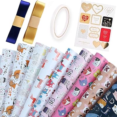 L'ensemble de papier d'emballage cadeau comprend 6 paquets de papier d'emballage cadeau avec ruban de masquage pour anniversaire, mariage, remise des diplômes, fête des mères, aïd pour garçons filles, enfants, hommes et femmes (50 cm x 70 cm) (c). DIAYTAR COTE D'IVOIRE est une boutique en ligne qui propose une large gamme de produits pour répondre aux besoins des consommateurs ivoiriens. Avec sa politique de prix compétitifs, ses promotions régulières et sa livraison rapide, elle est devenue la référence pour les achats en ligne en Côte d'Ivoire. Les clients peuvent également profiter d'un service client personnalisé pour les aider à résoudre leurs problèmes.