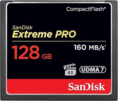 Carte mémoire compact flash sandisk extreme pro 100 mo/s - 128 go