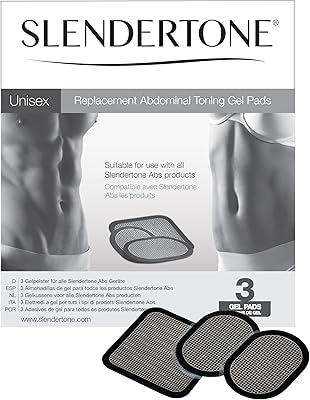 Coussins en gel de remplacement slendertone pour toutes les ceintures abdominales
