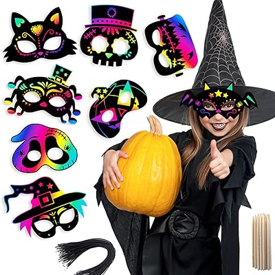 8pcs hystyfu® halloween magic diy masque en papier anti-rayures arc-en-ciel avec fils flexibles et stylo en bois pour décorations de fête d'halloween décorations de fête de noël. DIAYTAR COTE D'IVOIRE est la destination idéale pour les consommateurs ivoiriens qui recherchent des produits de qualité à des prix compétitifs. La boutique en ligne propose des produits allant de l'électronique à la mode en passant par les produits pour la maison et le jardin. Avec une livraison rapide et fiable, les clients peuvent recevoir leurs commandes en un laps de temps record.