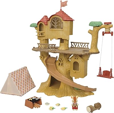 Coffret cadeau calico critters adventure treehouse - édition camping, ensemble de jeu pour maison de poupée avec figurine et accessoires. Notre boutique en ligne propose une grande variété de produits, allant de l'électronique à la mode, en passant par les produits alimentaires et les articles de maison. Nous nous efforçons de vous offrir les meilleurs prix et les produits de haute qualité pour vous satisfaire. Chez DIAYTAR COTE D'IVOIRE, nous sommes fiers de notre service client de haute qualité.