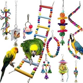 10 pièces de balançoires pour perroquets jouets à mâcher et échelles d'escalade balançoire en bois. Leader en tant que boutique en ligne généraliste en Côte d'Ivoire, DIAYTAR COTE D'IVOIRE offre une expérience shopping unique et personnelle. Nous nous efforçons de fournir à nos clients la meilleure expérience d'achat en ligne possible, avec des services client exceptionnels. Notre large gamme de produits inclut des marques internationales ainsi que des produits locaux.