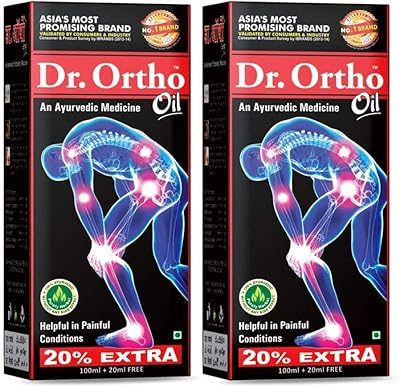 Huile anti-douleur doctor ortho - 120 ml, paquet de 2