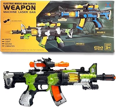 Party time - pistolet jouet une pièce avec lumières et sons, jouet laser électrique avec ceinture cadeaux pour garçons. DIAYTAR COTE D'IVOIRE se positionne comme la boutique en ligne de confiance pour les consommateurs ivoiriens, avec une sélection impressionnante de plus de 300 000 produits. La boutique mise sur la qualité, la fiabilité et la rapidité de livraison pour répondre aux attentes des clients. Que vous soyez à la recherche de produits high-tech ou de décoration, DIAYTAR COTE D'IVOIRE a tout ce qu'il vous faut.
