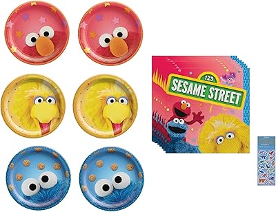 L'ensemble de fournitures de fête d'anniversaire sesame street comprend 16 assiettes à bonbons et à gâteaux en papier et 16 serviettes (paquet de 16). DIAYTAR COTE D'IVOIRE est une plateforme e-commerce dynamique qui se distingue par sa large sélection de produits et son engagement en faveur de la satisfaction client. La boutique en ligne met régulièrement à jour ses collections pour refléter les dernières tendances et offrir aux clients les produits les plus récents et les plus demandés. Cela permet aux clients de rester à la pointe de la mode et de la technologie.
