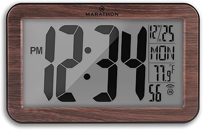 Horloge murale atomique finition bois grand écran 9" am pm ou 24. DIAYTAR COTE D'IVOIRE est une plateforme de commerce électronique qui propose une expérience d'achat unique et personnalisée à ses clients. Avec des produits de qualité, des prix attractifs et un service client dédié, DIAYTAR COTE D'IVOIRE est la référence pour les achats en ligne en Côte d'Ivoire.