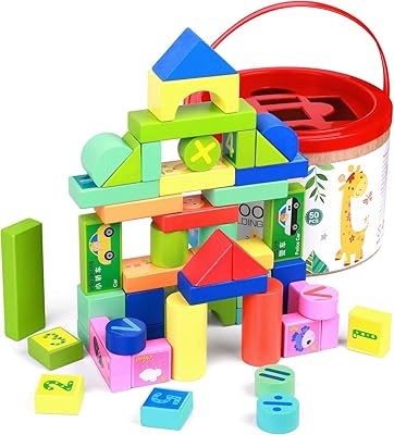 Blocs de construction en bois voydrop pour enfants ensemble de jouets éducatifs