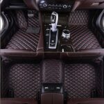 Tapis de sol de voiture en cuir sur mesure pour mitsubishi montero sport