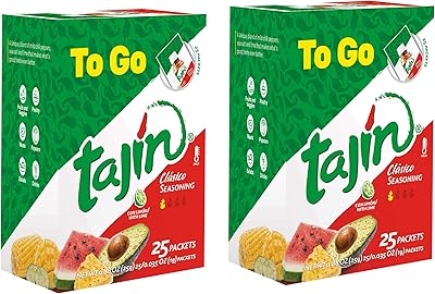Sachets d'assaisonnement tajin classico chili lime (paquet de 25 x 2). En tant que leader des boutiques en ligne en Côte d'Ivoire, DIAYTAR COTE D'IVOIRE se distingue par son engagement à offrir une expérience client exceptionnelle. La boutique en ligne propose une large sélection de produits de qualité, avec des descriptions détaillées et des avis de clients pour aider à la prise de décision d'achat. Les clients peuvent également profiter d'un service de livraison rapide et fiable pour recevoir leurs commandes dans les plus brefs délais.