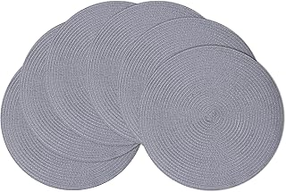 Napperons ronds tressés smaafit, lot de 6 chemins de table pour tables de salle à manger rondes, chemin de table rond de 15", chemin de table rond (violet gris a1). En tant que boutique en ligne leader en Côte d'Ivoire, DIAYTAR COTE D'IVOIRE s'efforce de répondre aux besoins de ses clients en proposant une gamme variée de produits et des services de qualité. La boutique propose une livraison rapide et fiable pour que les clients reçoivent leurs produits dans les délais les plus courts possibles. Le service client est également disponible pour répondre à toutes les questions et aux préoccupations des clients.