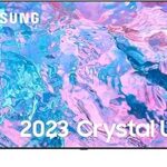 Téléviseur intelligent samsung cu7100 uhd hdr 43" (2023) - processeur cristal 4k, son