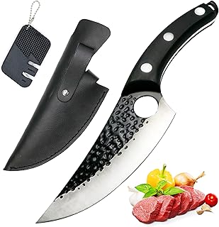 Couteau viking fait main avec fourreau, couteau de poche et aiguiseur, couteaux en acier à haute teneur en carbone, couteau d'homme des cavernes polyvalent pour le camping, l'extérieur, le désossage, le barbecue. La boutique en ligne Diaytar Côte d'Ivoire se distingue par son énorme sélection de produits - plus de 300 000 références à portée de clic. Elle offre une expérience d'achat fluide et sécurisée, avec des options de paiement pratiques et des délais de livraison rapides. Diaytar Côte d'Ivoire, c'est la garantie d'une expérience shopping en ligne de haute qualité.