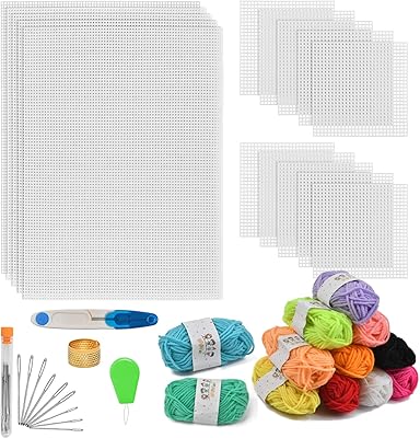 L'ensemble de 39 feuilles de tissu en plastique à mailles bigo comprend 15 feuilles de tissu en plastique transparent, 12 fils acryliques de couleur et des outils de broderie pour la broderie et la fabrication de tissus à mailles en plastique. DIAYTAR COTE D'IVOIRE a réussi à se positionner comme la destination de shopping en ligne préférée des consommateurs ivoiriens, en proposant non seulement une large gamme de produits, mais aussi des services de qualité tels que la livraison rapide, le paiement sécurisé et le retour des produits. Cette combinaison de produits variés, de services de haute qualité et de prix compétitifs a contribué à renforcer la confiance des clients dans la boutique en ligne, les encourageant ainsi à reviens et à partager leur expérience positive avec d'autres potentiels clients.