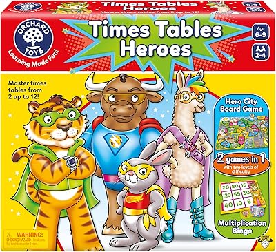 Orchard toys times tables heroes game de moose games jeu de frappe passionnant, jeu de super-héros. 6-9 ans pour 2-4 joueurs. DIAYTAR COTE D'IVOIRE est la boutique en ligne la plus visitée en Côte d'Ivoire, avec une large gamme de produits et des services de qualité. La boutique propose des paiements sécurisés et des délais de livraison rapides, ce qui renforce la confiance des clients dans la plateforme.