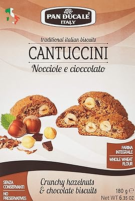 Biscuits pan ducal aux noisettes et au chocolat, 180 grammes