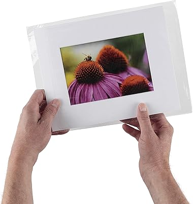 Tapis photo creative inspirations paquet de 25 prédécoupés 8 x 10 pour format