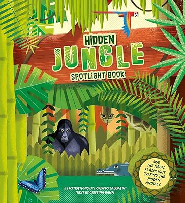 Livre hidden jungle spotlight : utilisez la lampe de poche magique pour trouver les animaux. DIAYTAR COTE D'IVOIRE se distingue par sa large offre de produits et son service client de qualité. Les clients peuvent choisir parmi plus de 300 000 références, allant des produits électroniques aux vêtements et accessoires. La boutique garantit également une livraison rapide et soignée de leurs commandes.