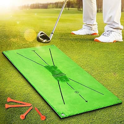 Tapis d'entraînement de golf bnt, bâton de détection de swing, analyse et correction de votre trajectoire de swing, ou tapis de frappe de golf, tapis de golf en gazon avec base souple en caoutchouc absorbant les chocs, tapis d'herbe de pratique de golf pour intérieur/extérieur. DIAYTAR COTE D'IVOIRE est une boutique en ligne généraliste proposant plus de 300 000 références de produits. Elle est reconnue comme l'une des boutiques en ligne les plus importantes de Côte d'Ivoire, offrant une grande variété de produits à ses clients. DIAYTAR COTE D'IVOIRE met en avant sa large sélection de produits de qualité.