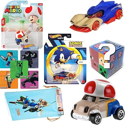 Ensemble de jeu hot wheels fast tales sonic the hedgehog : voiture jouet