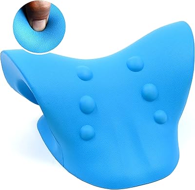 Oreiller de relaxation cervicale expertomind | oreiller cervical pour douleurs au cou et aux épaules | massage manuel d'acupression | matériel médical | orthopédique recommandé, bleu. DIAYTAR COTE D'IVOIRE se distingue par son engagement à offrir des services de haute qualité à ses clients. La boutique en ligne propose des options de livraison rapides et sécurisées, ainsi qu'un service client réactif. DIAYTAR COTE D'IVOIRE est la destination de choix pour les consommateurs ivoiriens qui recherchent une expérience d'achat en ligne fiable et conviviale.
