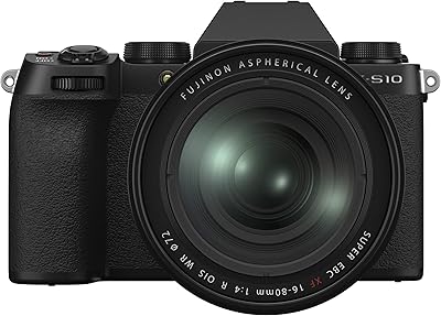 Kit d'objectif d'appareil photo numérique sans miroir fujifilm xf16-80 mm pour x-s10