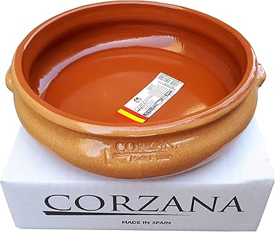 Plaque de cuisson en terre cuite assiette de service ventre en poterie 20