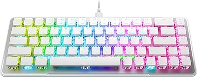 Clavier de jeu optique rockat vulcan ii mini 65 % avec éclairage