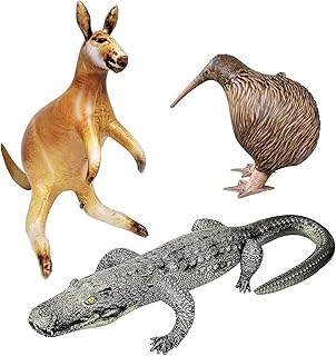 Jet creations kangaroo kiwi gator safari lot de 3, idéal pour la piscine