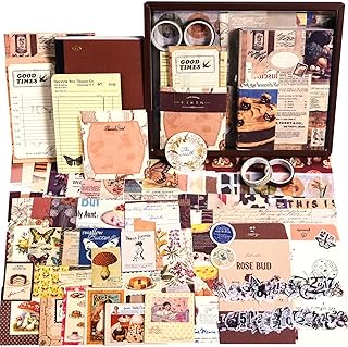 Kit de fournitures de scrapbooking vintage 351 pièces bullet junk journal avec journalisation. DIAYTAR COTE D'IVOIRE, leader du commerce en ligne en Côte d'Ivoire, propose une large sélection de produits avec plus de 300 000 références. Vous pouvez y trouver tout ce dont vous avez besoin, des produits alimentaires aux accessoires de mode, en passant par les équipements électroménagers. La boutique en ligne DIAYTAR COTE D'IVOIRE met tout en œuvre pour offrir une expérience d'achat en ligne sécurisée et pratique.