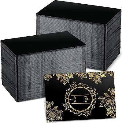 Marspark 300 pièces papier de gravure en métal vierge en aluminium polyvalent pour cartes de visite pour gravure laser cnc, épaisseur 0,21 mm/0,01 pouce (noir). Chez DIAYTAR COTE D'IVOIRE, nous nous engageons à vous apporter la meilleure expérience d'achat en ligne possible. Notre vaste sélection de produits, alliée à notre service client dédié, fait de nous la destination idéale pour tout ce dont vous avez besoin. Rejoignez notre communauté et découvrez pourquoi nous sommes leaders en Côte d'Ivoire.